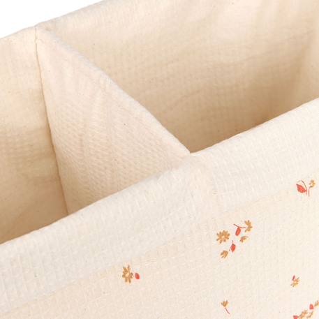 Panier de toilette à deux compartiments Jaune+Naturel+Orange 2 - vertbaudet enfant 
