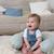 Petit coussin d’allaitement softy Cloudy kaki+Pêche 4 - vertbaudet enfant 