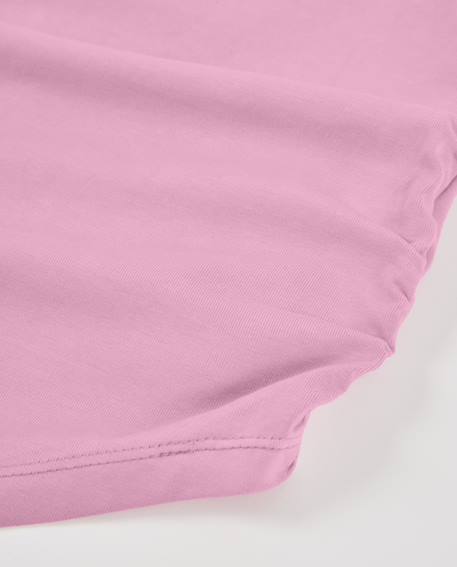 T-shirt fille en maille avec fronces latérales Rose 4 - vertbaudet enfant 