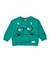 Sweat-shirt garçon en maille avec motif frontal Vert 2 - vertbaudet enfant 