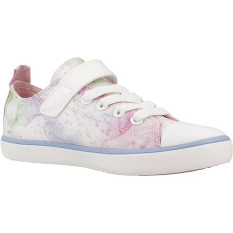 Basket fille modèle j gisli girl Blanc+Bleu+Rose 17 - vertbaudet enfant 