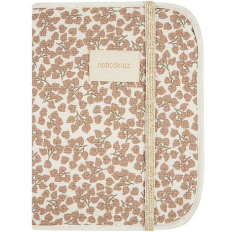 Protège-carnet de santé poema nid d'abeille Ivoire, marron 1 - vertbaudet enfant 