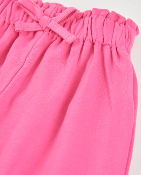 Pantalon fille en maille de style jupe-culotte Rose 3 - vertbaudet enfant 