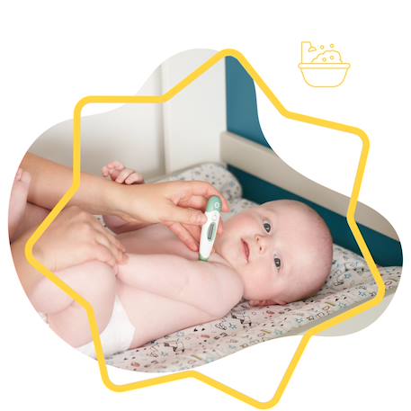 Thermomètre digital rectal bébé Multicolore 2 - vertbaudet enfant 