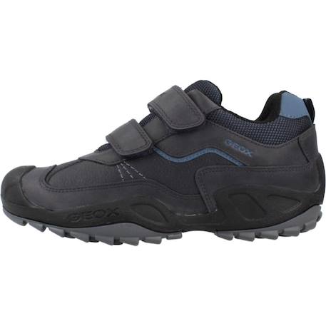 Baskets garçon légères et résistantes pour tous les jours Gris+Gris 2+Noir 8 - vertbaudet enfant 
