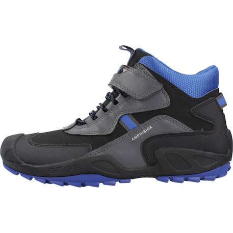 Bottes garçon amphibiox étanches et respirantes Noir+Noir 2 8 - vertbaudet enfant 