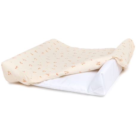Housse de matelas à langer en nid d'abeille de coton bio Jaune 3 - vertbaudet enfant 