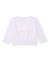 T-shirt pour fille en maille avec fleurs en relief Blanc 2 - vertbaudet enfant 
