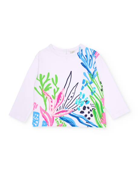 Fille-T-shirt fille en maille avec détails brillants