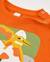 T-shirt garçon en maille avec imprimé frontal Orange 3 - vertbaudet enfant 