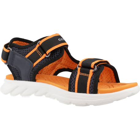 Sandales garçon légères résistantes pour l'été Bleu+Noir+Noir 2 11 - vertbaudet enfant 
