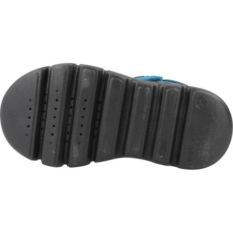 Bottes garçon imperméables amphibiox pour l'hiver Bleu+Jaune 6 - vertbaudet enfant 