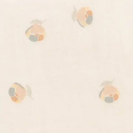 Couverture d'hiver en mousseline double wabi-sabi Rose, écru, bleu 2 - vertbaudet enfant 