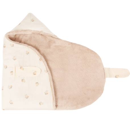 Couverture nomade hiver baby nest wabi-sabi Ecru, jaune, bleu+Ecru, nude+Naturel 2 - vertbaudet enfant 