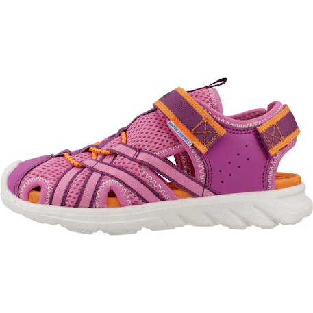 Sandales fille légères à semelle stable pour l'été Bleu+Rose+Violet 8 - vertbaudet enfant 