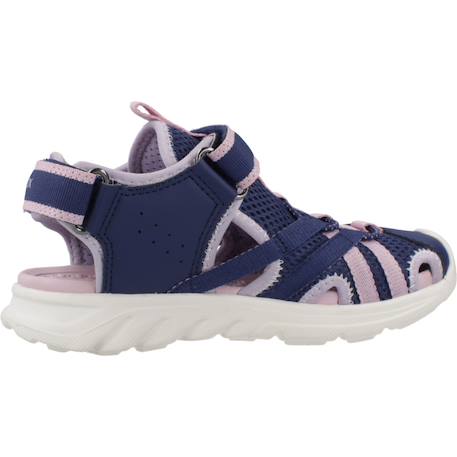 Sandales fille légères à semelle stable pour l'été Bleu+Rose+Violet 1 - vertbaudet enfant 