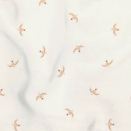 Couverture d'hiver en mousseline double wabi-sabi Ecru, nude 2 - vertbaudet enfant 