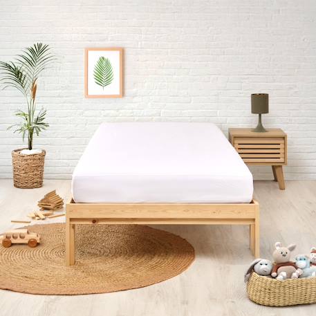 Lot de 2 alèses imperméables et respirants Blanc 1 - vertbaudet enfant 