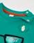 Sweat-shirt garçon en maille avec motif frontal Vert 4 - vertbaudet enfant 