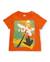 T-shirt garçon en maille avec imprimé frontal Orange 1 - vertbaudet enfant 