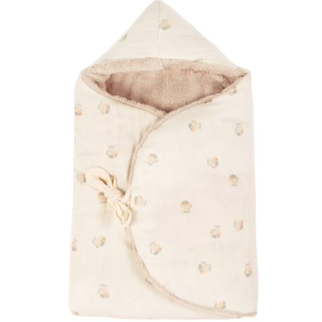 Couverture nomade hiver baby nest wabi-sabi Ecru, jaune, bleu+Ecru, nude+Naturel 1 - vertbaudet enfant 