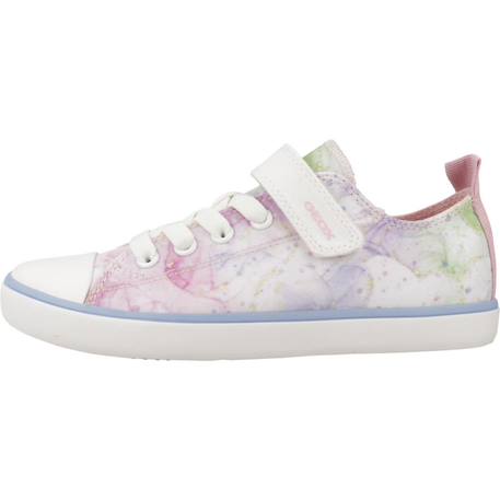 Basket fille modèle j gisli girl Blanc+Bleu+Rose 14 - vertbaudet enfant 