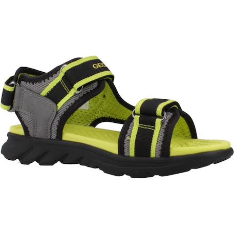 Sandales garçon légères résistantes pour l'été Bleu+Noir+Noir 2 17 - vertbaudet enfant 