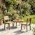 Chaise bois pour enfant intérieur/extérieur, salon de jardin enfant bois d'acacia (lot de 2) caroline Vert de gris 1 - vertbaudet enfant 