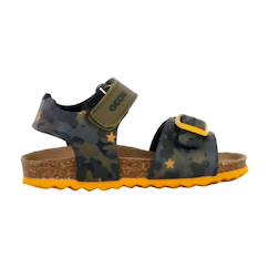 Chaussures-Sandales en cuir  à scratch