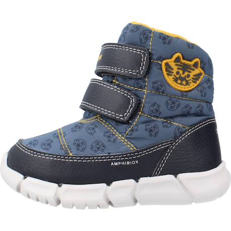 Bottes garçon imperméables amphibiox pour l'hiver Bleu+Noir 2 - vertbaudet enfant 