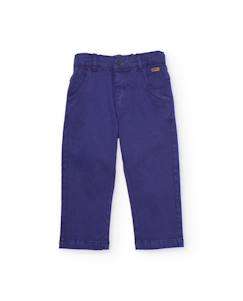 -Pantalon garçon avec fermeture boutonnée