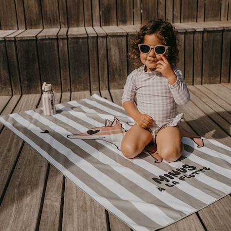 Serviette de plage minus renard (70x140 cm) Vert, orange 2 - vertbaudet enfant 