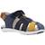 Sandales garçon en cuir robustes et durables Bleu+Marron 5 - vertbaudet enfant 