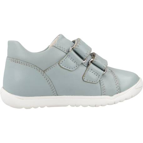 Baskets fille en cuir légères et durables Bleu+Rose 1 - vertbaudet enfant 