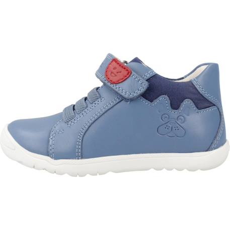 Derbies garçon en cuir robustes et élégants Bleu 2 - vertbaudet enfant 