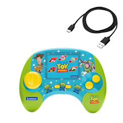 Jouet-Jeux vidéos et jeux d'arcade-Jeux d'arcade-Console de jeux bilingue toy story (fr/en)