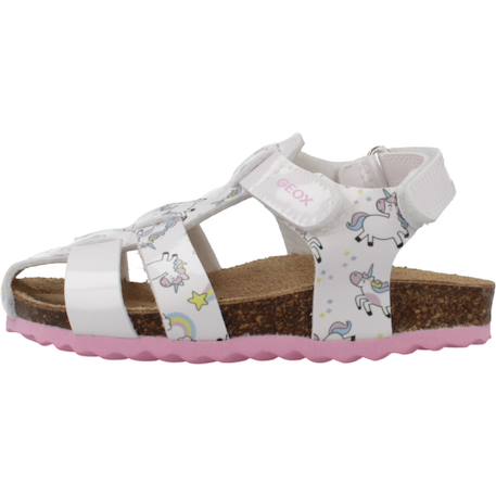 Sandales fille cousues-collées à maintien ajusté Blanc 2 - vertbaudet enfant 