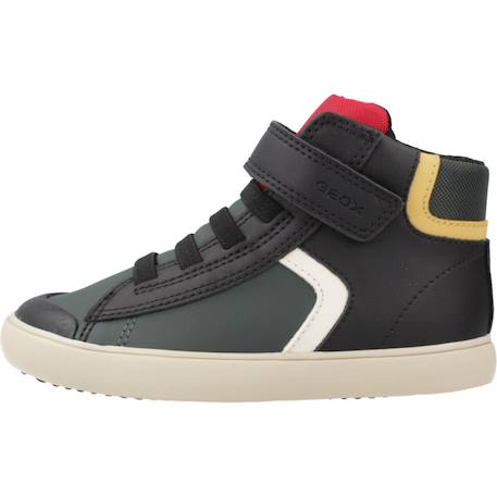 Baskets montantes garçon b gisli Bleu+Noir+Vert 14 - vertbaudet enfant 
