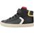 Baskets montantes garçon b gisli Bleu+Noir+Vert 14 - vertbaudet enfant 