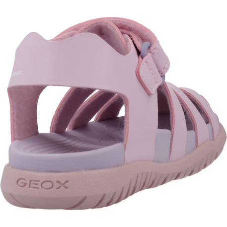Sandales fille légères à semelle stable pour l'été Blanc+Rose+Rose 2+Rose 3+Rose c8842 15 - vertbaudet enfant 