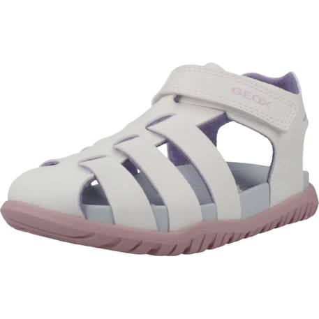 Sandales fille légères à semelle stable pour l'été Blanc+Rose+Rose 2+Rose 3+Rose c8842 4 - vertbaudet enfant 