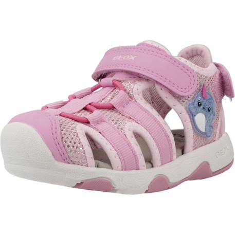 Sandales bébé fille légères et confortables Rose 4 - vertbaudet enfant 