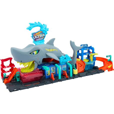 Hot wheels city-station de lavage requin coffret voiture Multicolore 2 - vertbaudet enfant 