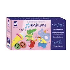 Jouet-Lampe à histoires sonore à projeter l'heure de la fête - conteuse enfant