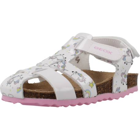 Sandales fille cousues-collées à maintien ajusté Blanc 4 - vertbaudet enfant 
