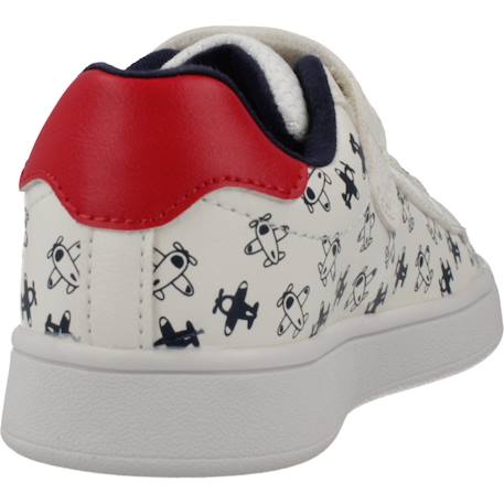 Baskets bébé garçon légers pour les premiers pas Blanc+Bleu 3 - vertbaudet enfant 