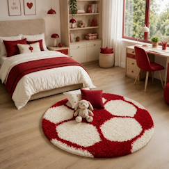 Linge de maison et décoration-Décoration-Tapis-Tapis enfant tissé shaggy foot