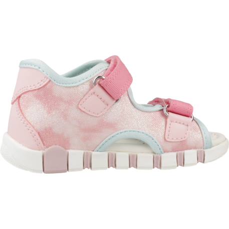 Sandales fille en textile aérées pour l'été Rose 2 1 - vertbaudet enfant 