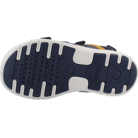 Sandales garçon en cuir robustes et durables Bleu 6 - vertbaudet enfant 