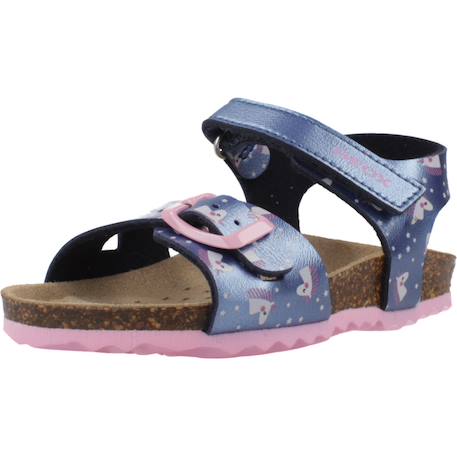 Sandales fille légères et confortables pour l'été Bleu 4 - vertbaudet enfant 